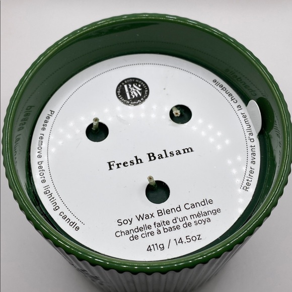 Bath & Body Works Ceramic Candle Fresh Balsam - Picture 2 of 3